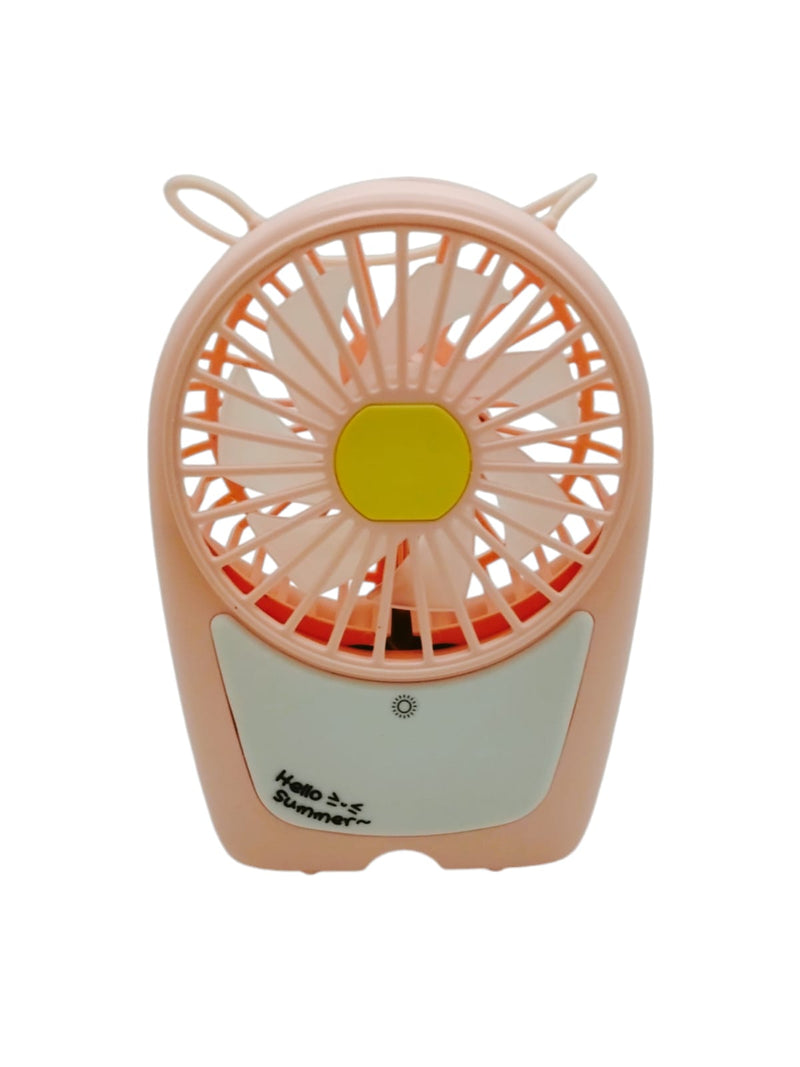 Rechargeable fan with light