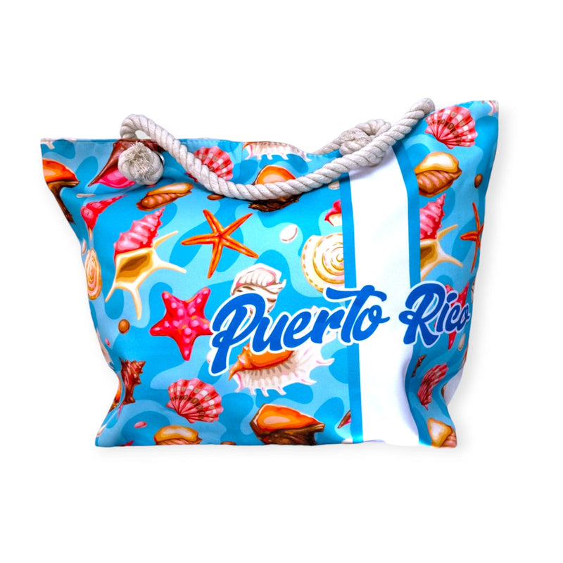 Souvenirs de Puerto Rico- Bolsos de Playa con Grabados