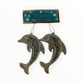 Christmas at The Beach - Ornamento de Delfines 2pcs.