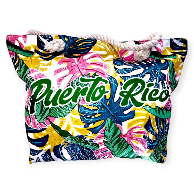 Souvenirs de Puerto Rico- Bolsos de Playa con Grabados