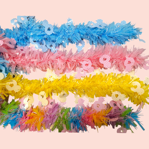 Decoración de Easter - Easter Tinsel Garland 9ft