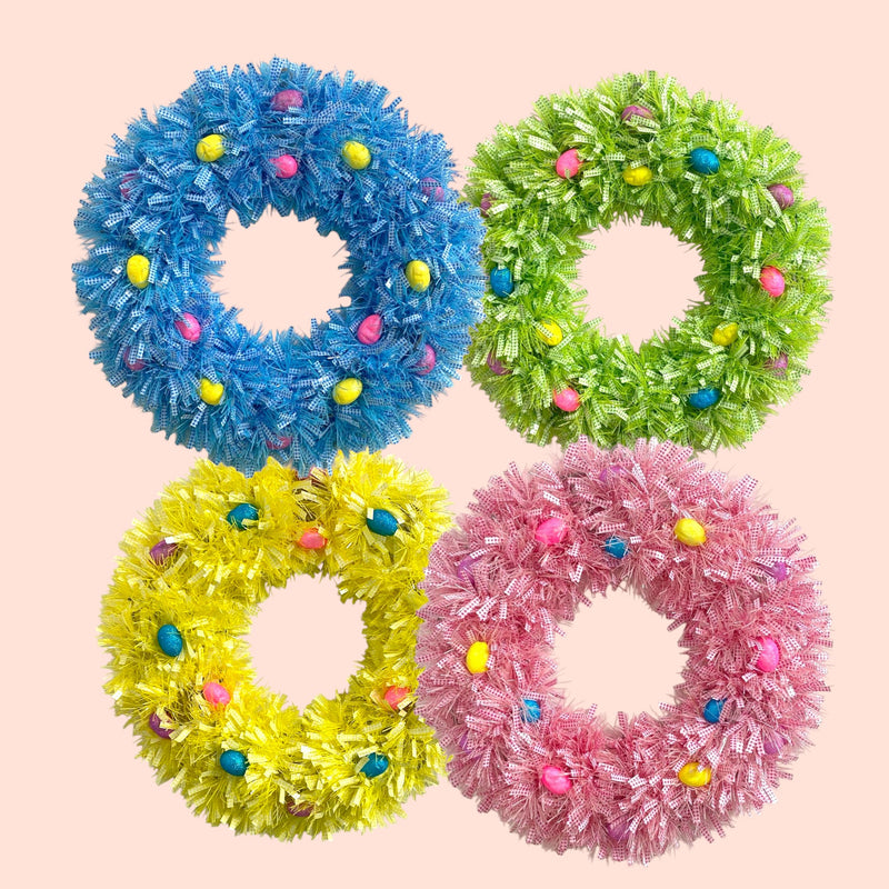 Decoración de Easter - Coronas de Tinsel (18.3''x 19.3'')