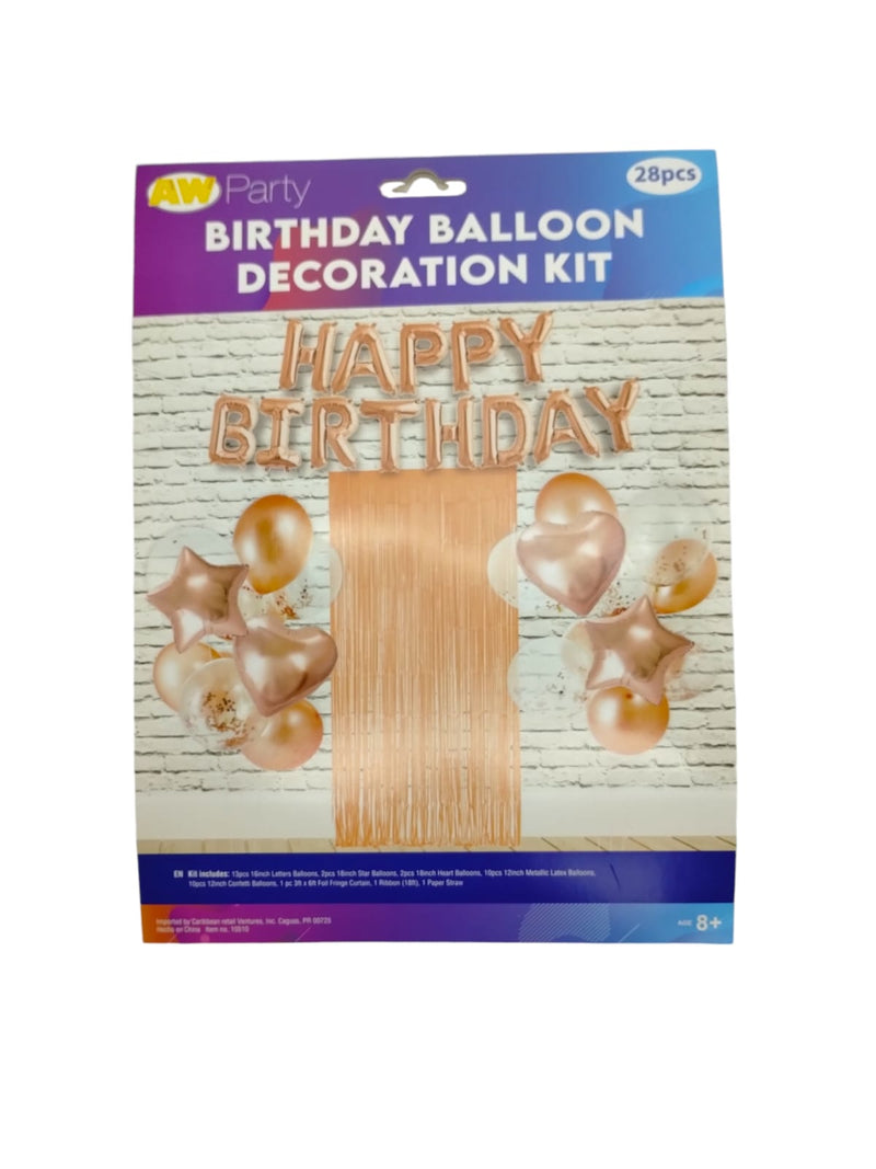 Kit de globo decorativo de 28 pcs