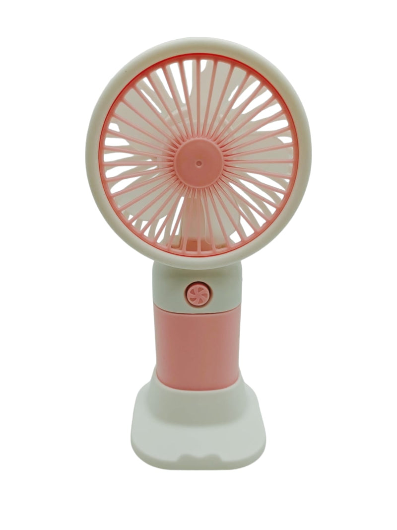 Mini rechargeable fan with stand