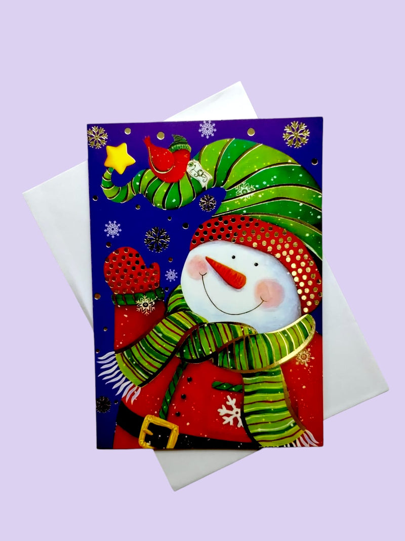 Navidad- Xmas Card 4PK