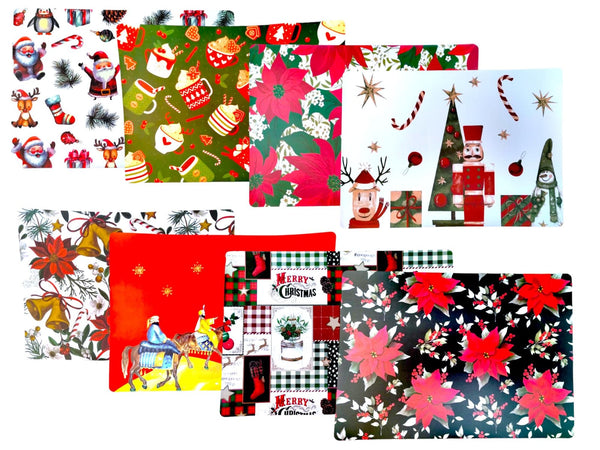 Navidad- 2pk Kitchen Placemats Protect Your Table