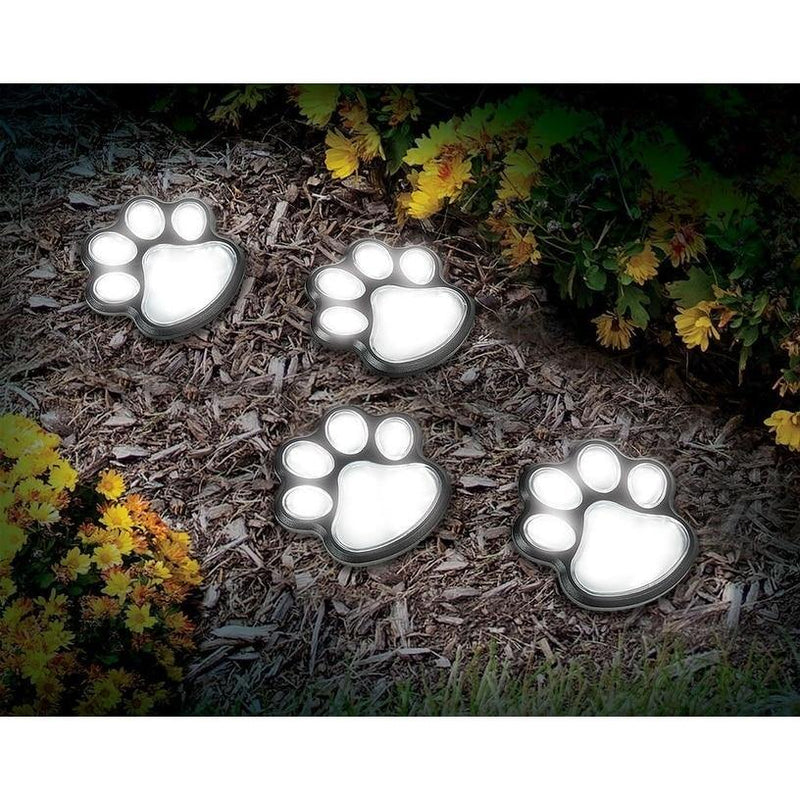 Luz Solar de Jardín - "Paws" 4pcs.