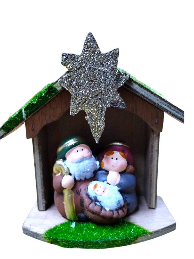 Navidad- Nativity Set with Lights