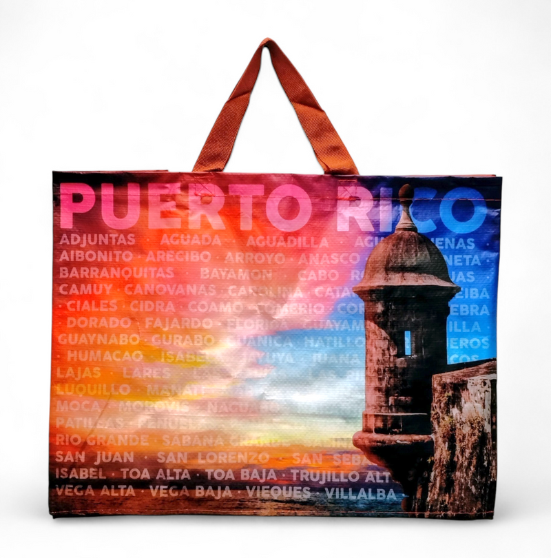 Souvenir de Puerto Rico - Bolsa Reusable 100% Sanitizable (Bag)