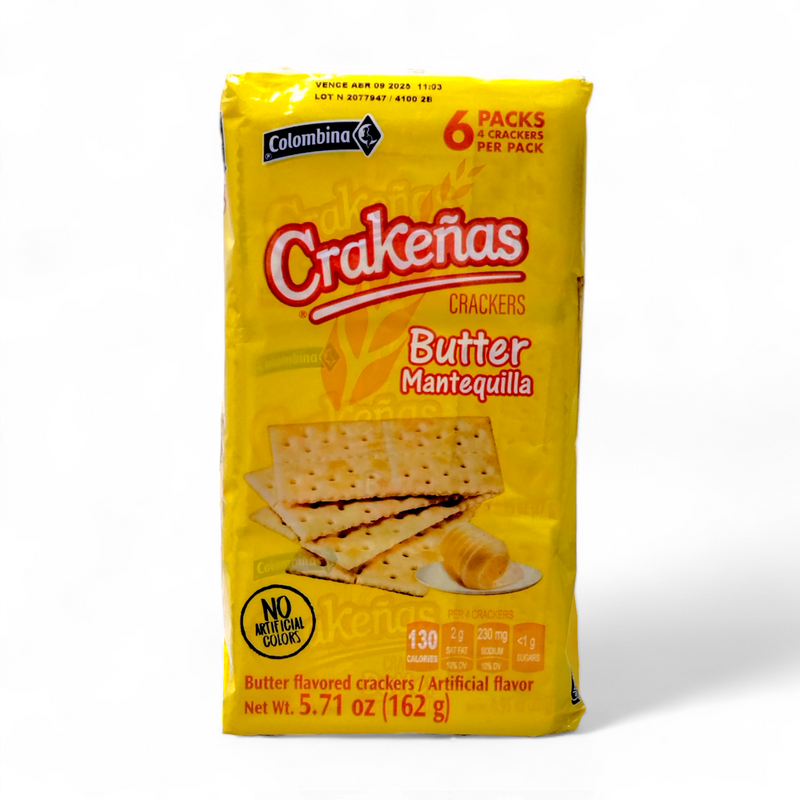 Colombina - Crakeñas / 6 Packs 4 Crackers Per Pack (Variedad de Sabores)