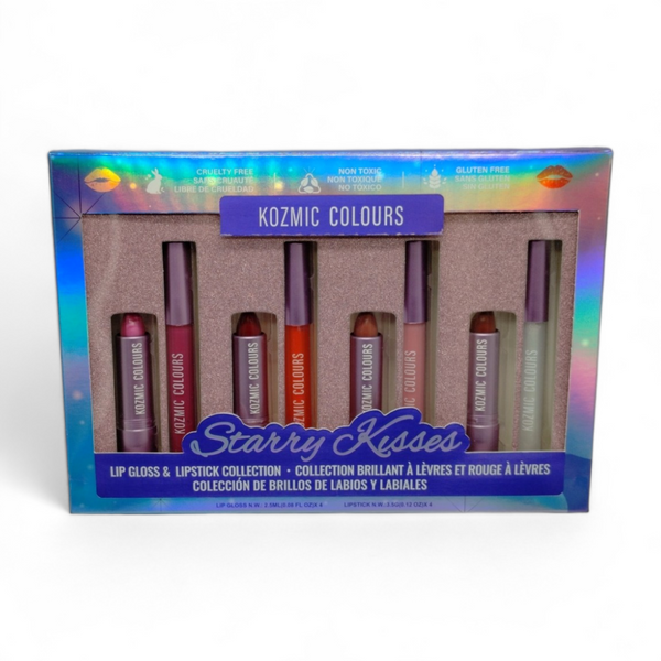 Kozmic Colors - Lip Gloss &amp; Lipstick Collection (8pcs)