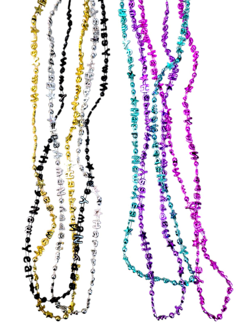 Happy New Year- 3pk Necklaces