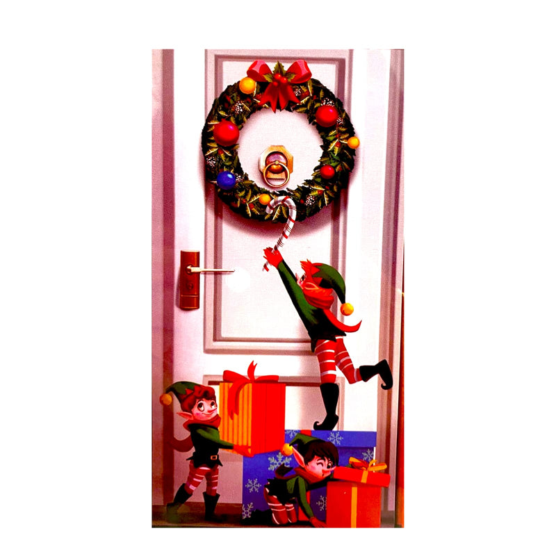 Navidad- Door Cover 30x60in