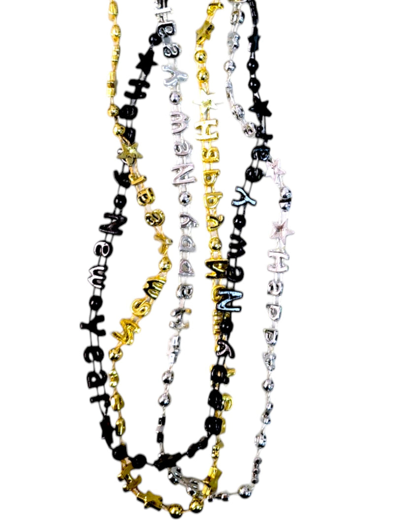 Happy New Year- 3pk Necklaces