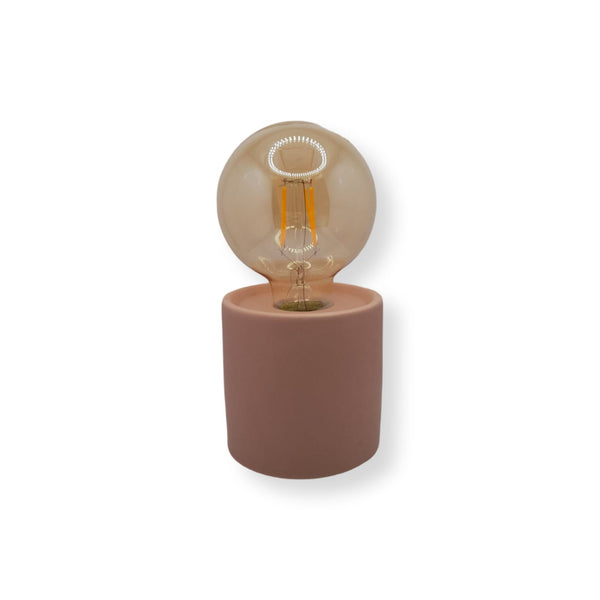 Ceramic LED Lamp - Rosa Champagne