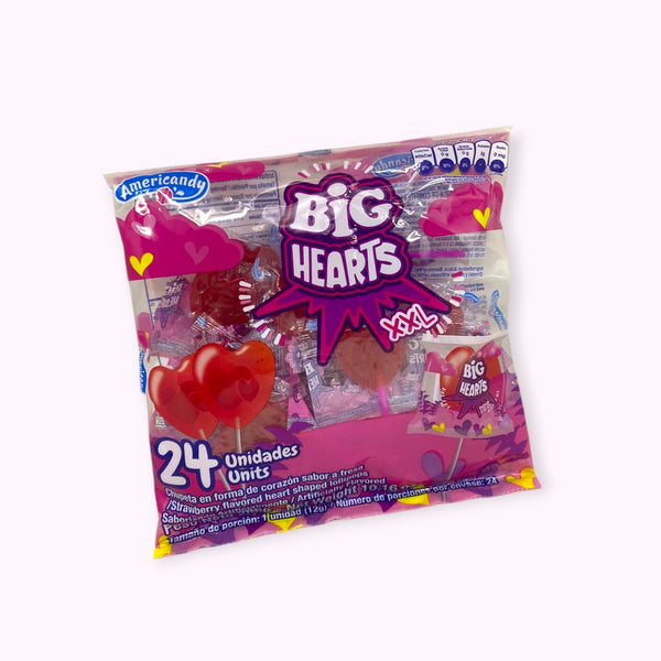 San Valentín - Big Hearts XXL (Paletas / 24 unidades)