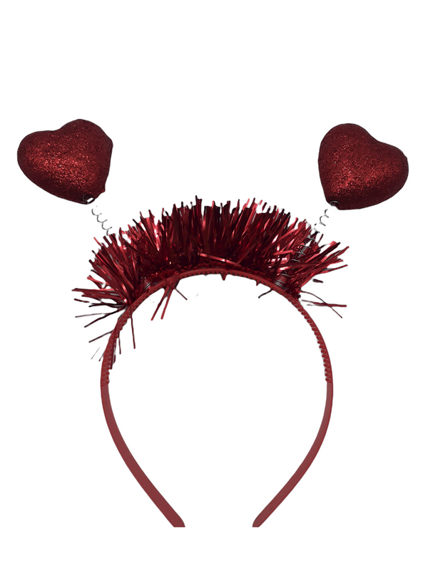 San Valentin Head Band con Corazones.