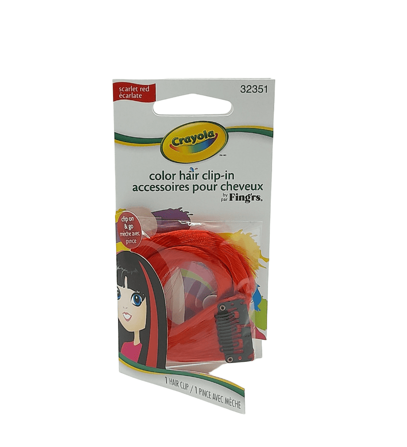 Color Hair Clip-In (Scarlet Red).