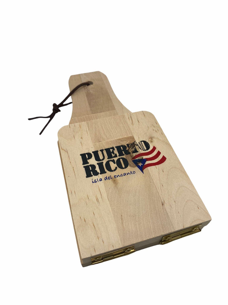 Souvenir de Puerto Rico - Tostoneras Pequeñas en Madera (1).