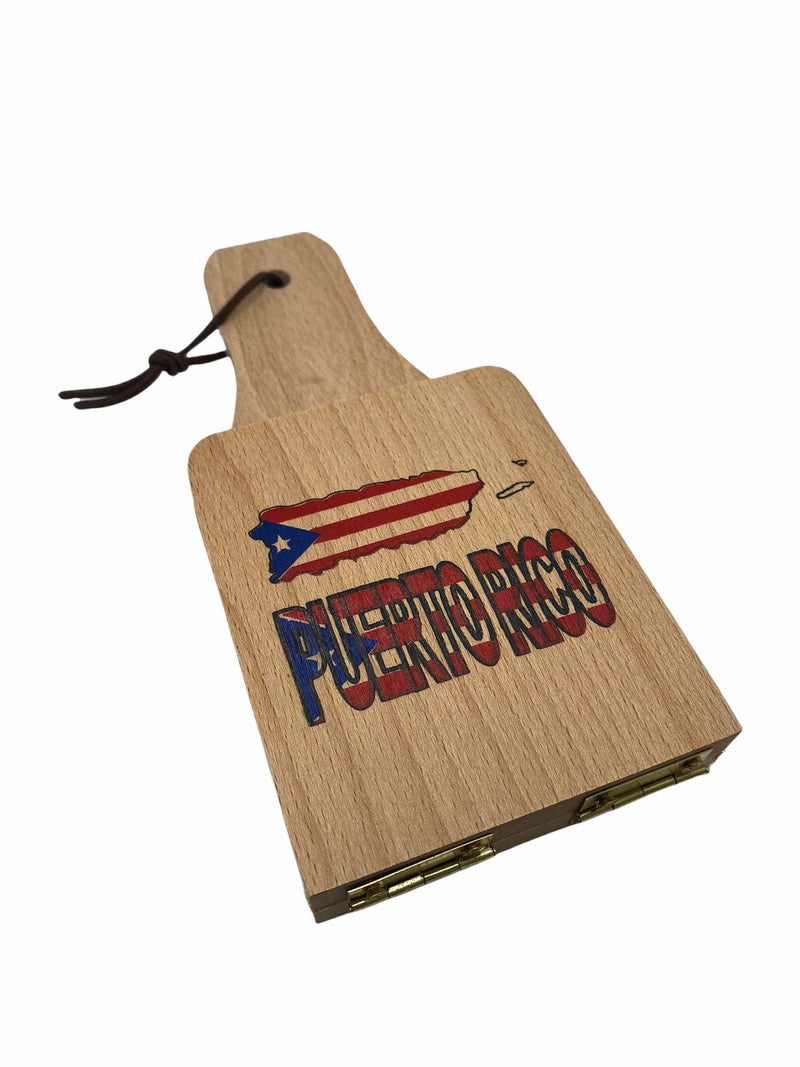 Souvenir de Puerto Rico - Tostoneras Pequeñas en Madera (1).