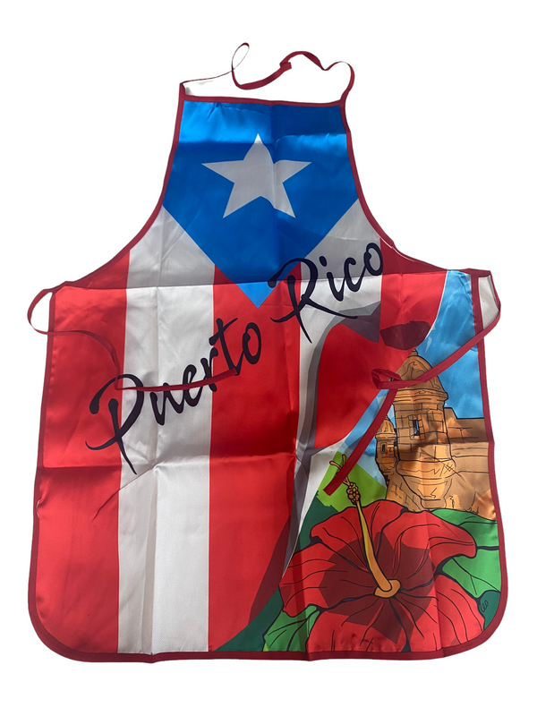 Souvenir de Puerto Rico - Delantal de Cocina (Bandera).