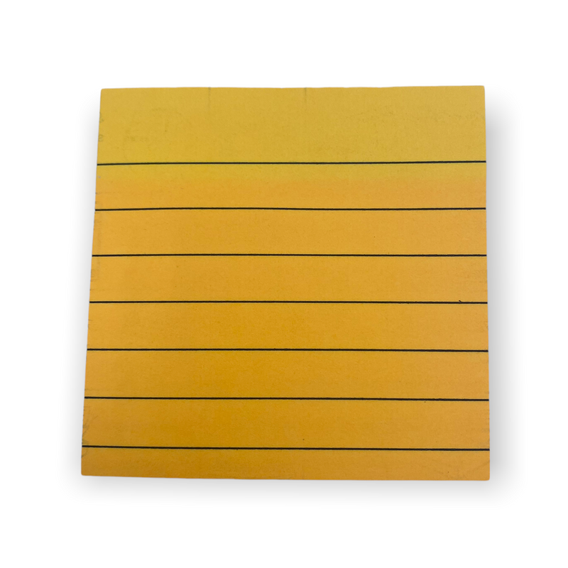 Stick Note Pad (3in x 3in / 76mm x 76mm).