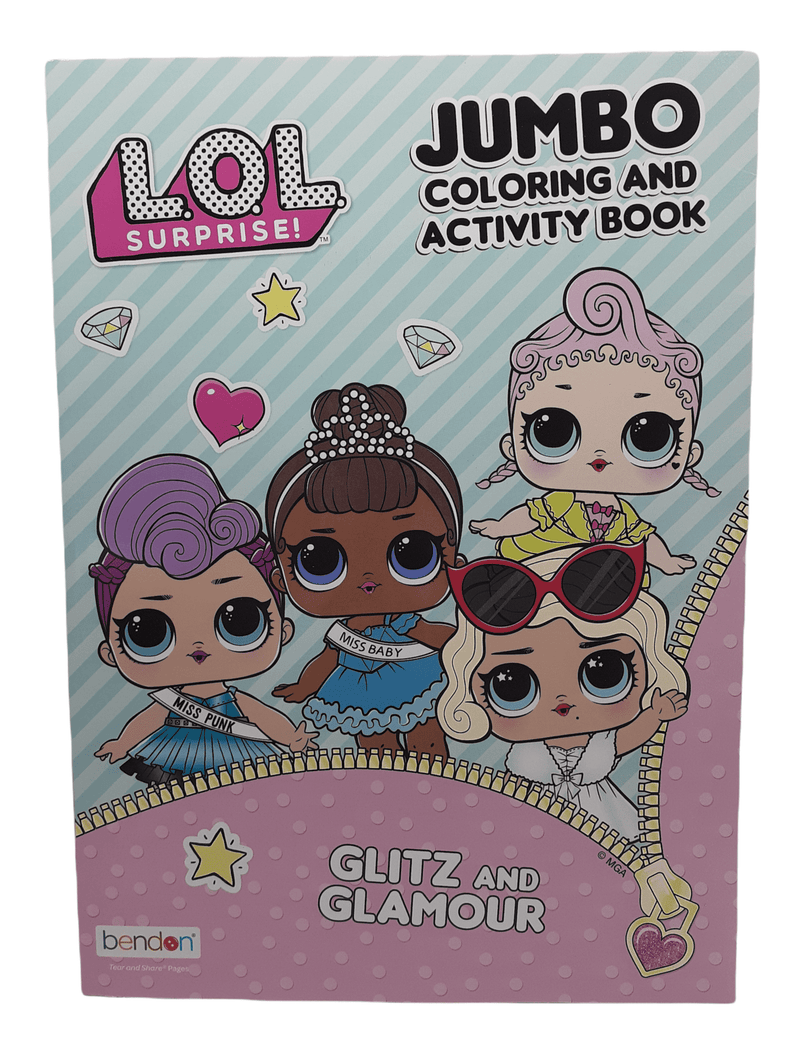 Jumbo Coloring and Activity Book- LOL Surprise! Glitz and Glamour.