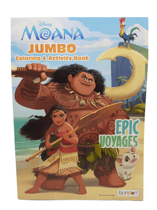 Jumbo Coloring and Activity Book- Moana.