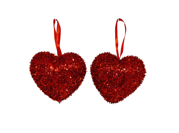 Valentine Glitter Hearts (2 Pack).